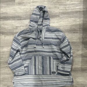 Levi's Blue and White Striped Pullover